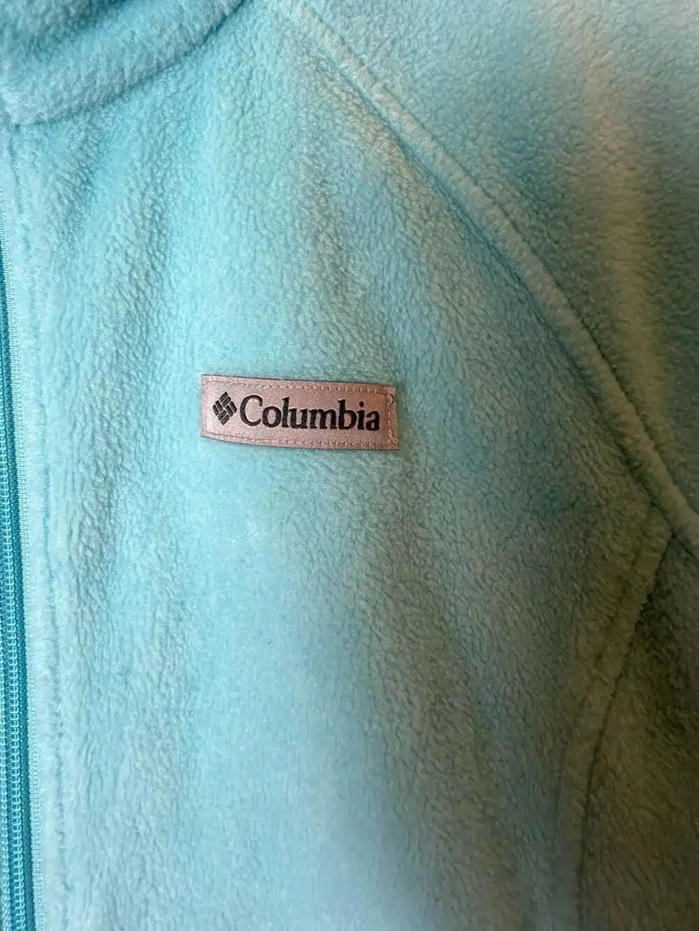 Columbia Girls Benton Springs Fleece Jacket Size L 14/16 Blue